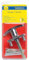 AMK® Sterling Garage Door T Handle Lock with Diamond Spindle Nickel Plated with Extra Long Screws Suitable for Garages