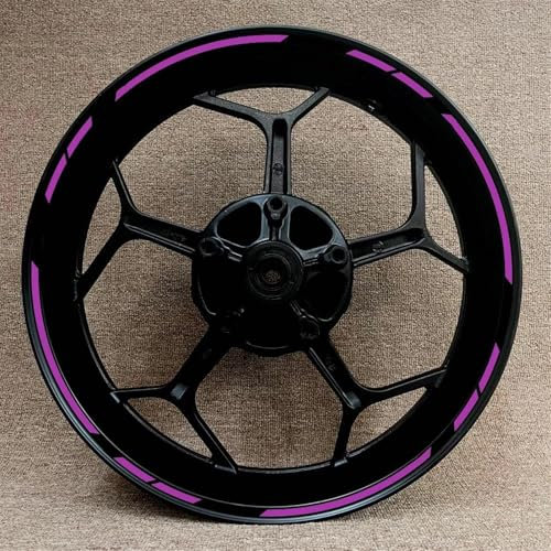 KJHOPY Langlebige Aufkleber Motorrad-Radaufkleber, Reflektierende Aufkleber, Felgenstreifenaufkleber, Zubehör Für Bumblebee 1000 900 600 400 250(Style 20)