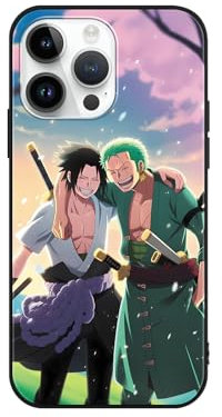LOWBDGFU Schutzhülle für iPhone 11 Hülle 6.1 Zoll, Cartoon Anime One Piece Zoro Naruto mit Muster Designs Manga Mädchen Junge Case Schutz Handyhülle Stoßfest TPU Weich Ultra Dünn Cover