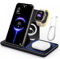 3 en 1 Cargador inalámbrico, Wireless Charger Rápido Soporte De Carga Inalámbrico para múltiples Dispositivos para iPhone Series, Soporte de Carga para Apple Watch Series y Air pods Series
