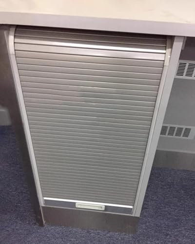 ZIMGOD Falttür Rollladen für Küchenschränke, Schiebe-Falttür für Waschtischunterschrank, Rollladenschranktür Sondergröße(45x65cm (17.7x25.6))