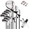 FANTASK Damen Golfschläger Set Schlägersätze, Rot, 15 teilig