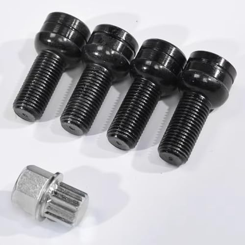 Auto radschrauben Radbolzen Kompatibel Mit VW Für Golf Für Beetle Autozubehör, Radmutter, 7 Mm, M14 X 1,5 Mm, Radschraubenbolzen Und Sicherungsradmutter, Passend Für Autoreifenschrauben