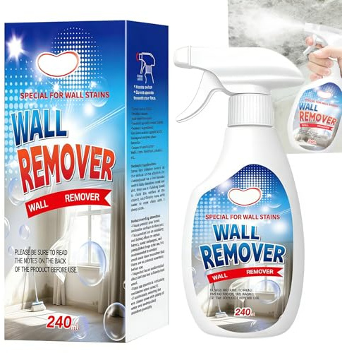 Home Wall Mould Removal Spray, White Wall Stain Remover Cleaner, for Kitchen Bath Tile Wood Walls-240ml