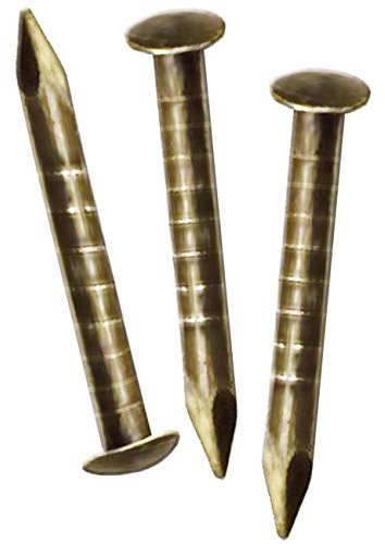 FUXXER® 200x Antike Messing-Design Nägel, Möbel-Bau, Vintage Bronze, 8 x 1 mm