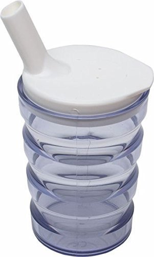 Pflegehome24® Trinkbecher - auslaufsicher - 1 Stück (transparent)