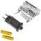 Konstsmide Netzadapter für Batterieartikel mit 3 x AA 1.5V Batterien, 4.5V, weißes Kabel - 5163-000, Schwarz