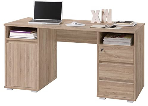 Schreibtisch Computertisch Arbeitstisch | Dekor | Eiche Sonoma | 145x65 cm