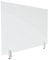 ALBA Schreibtisch-Trennwand, Plexiglas, transparent, Schutzglas, robust, stabil, Timy, 140 cm