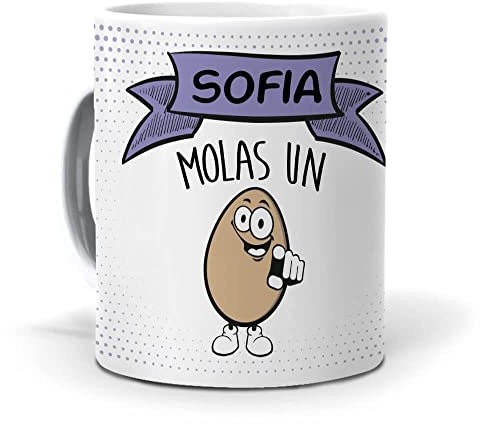 Taza Sofia molas un Huevo. Cerámica AAA - 350 ml.
