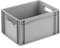 DIE BOX FABRIK Eurobehälter 400x300x220mm | geschlossene Box | Aufbewahrungsbox | Kunststoff Kisten | Lagerbehälter mit Griffen | robuste Stapelbox | Eurokiste | Mehrwegbehälter