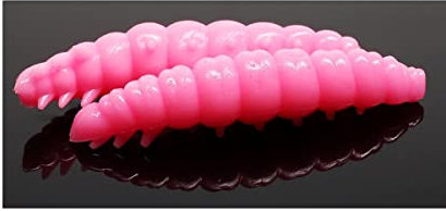 Libra Lures Larva 35 35mm 3,5cm Käse Bubble Gum 017 5908291083892 Bienenmade zum auftreibenden Angeln Forellenangeln