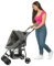 Pet Gear Happy Trails Haustier-Kinderwagen für Katzen/Hunde, einfach zu falten, mit herausnehmbarem Futter, Sicherheitsgurt, Aufbewahrungskorb + Getränkehalter, 4 Farben