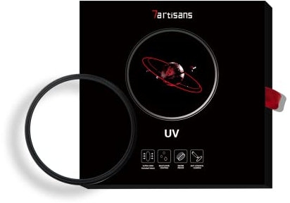 7artisans UV-Schutzfilter, hydrophob, kratzfest, ultradünn, UV-Filter (77 mm, MC UV)