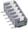 UNOKA 6X TZe-131 Kompatible für Brother P-touch Bänder 12mm Clear Transparent für Brother PT-H107B PT-D200 D210 1000 1010 PT-H110 PT-D410 D400 PT-H105 PTH100LB CUBE, Tz Tape 12mm 0.47 Clear Laminiert