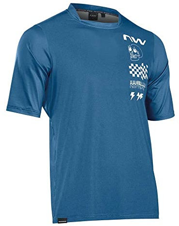 Northwave Bomb Fahrrad Trikot kurz blau 2023: Größe: L (50)