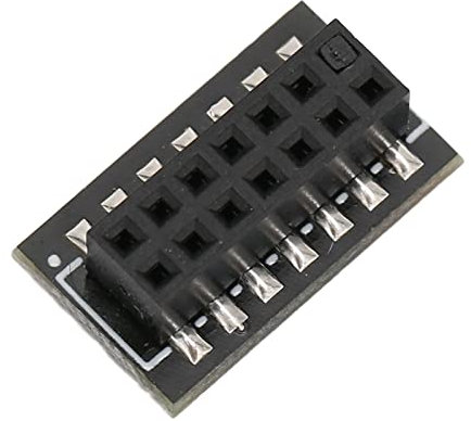 Septpenta TPM 2.0 Encryption Security Module for B550 B450 B460, Encryption Key Encryption Security Module, 14Pin LPC Interface for 14Pin SPI TPM2.0 for Win7/8.1/10 64Bit