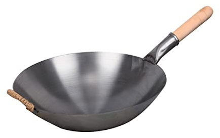 SHOWERORO 1pezzi Padella Ghisa Con Manico Utensile Da Cucina Per Cottura Sicura e Antiaderente Perfetta Per Induzione Design Elegante e Resistente