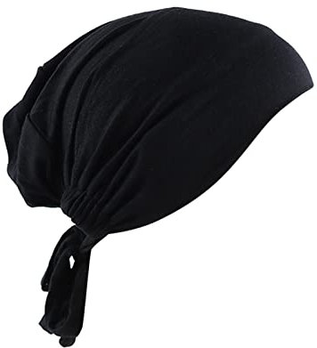 Turban Damen Sommer Strand,Damen Elastisch Baumwolle Turban Mütze Muslimische Hijab Kopftuch Kopfbedeckung Nachtmütze Haarausfall Chemotherapie Krebs Chemo Hut für Frauen Bambus mit - Krebspatienten