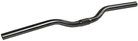 P4B | Fahrradlenker für Mountainbike - 580 mm Breite | Für Klemmung 25,4 mm | 30 mm Höhe (Rise) | Aus Stahl | In Schwarz