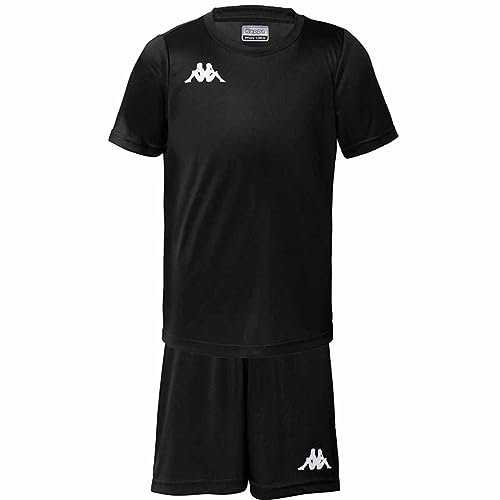 Kappa Garçon Unisex Kinder 371H51W_005_14Y Ballet Flat, Negro, 14 EU