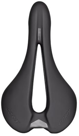 GORIX Fahrradsattel, kurze Nase, leicht, breit, bequem, Kissen, MTB, Rennrad (GX-SA345)