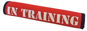 MD Gear Dog Lead Sleeve Friendly Reactive Assistance Dog In Training DO NOT PET Cover Soft Neoprene Leash Wrap (Red, IN TRAINING)