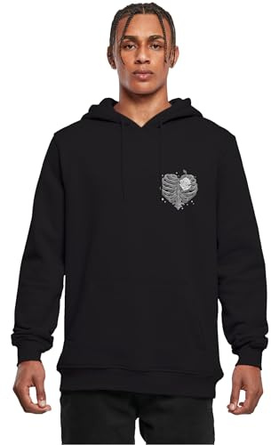 Mister Tee Herren Heart Cage Hoody Black, S