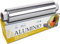 VESCEL-Rollo de Papel Aluminio Industrial 30cm, 14 Micras, 2 kg, Papel Aluminio Profesional con Sierra para Corte, Ideal para Envolver, Asar, Conservar, Estuche con Sierra