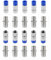 AEDIKO 10pcs RG6 Compression Connector + 10pcs F-Type Coaxial Cable Coax Converter Wire Connector Adapter Female to Female for TV Cables