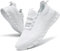YRLTYO Damen Schuhe Sportschuhe Turnschuhe Laufschuhe Tennisschuhe Sneaker Fitnessschuhe Damenschuhe Wanderschuhe Freizeitschuhe Weiß 43