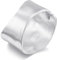 LILIE&WHITE Silberner Armreif für Damen – Breites, minimalistisches Design, Eleganter Schmuck für Alltag und besondere Anlässe