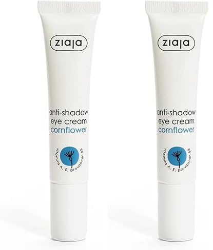 Ziaja Contorno de Ojos Crema Antiojeras con Aciano - 15 ml (Paquete de 2)