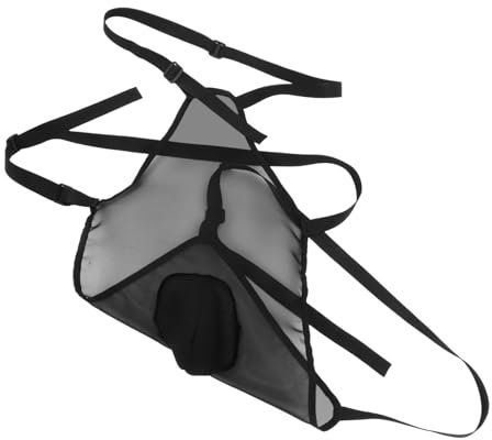 ROMISBABA Schafzuchtschutzschürze Anti-zuchtschürze Für Schafe Und Ziegen Mit Verstellbarem Riemen Atmungsaktives Netzgewebe Zur Verhinderung Von Paarungen Schwarz