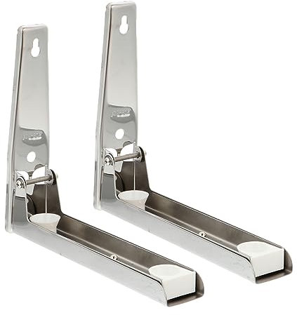 Cabilock 2st Mikrowellen Öfen Toaster Mikrowellenständer Scharniere Für Regale Grills Ofen Mikrowellen-wandhalterung Sensor Drehscheibe Mikrowellenherde Platte Rostfreier Stahl Silver