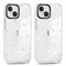 ZhuoFan 2 Stück Handyhülle für iPhone 14/iPhone 13 6,1, Aesthetic 3D Gänseblümchen lächelnd Muster Design Weiss Hülle Durchsichtig Silikon TPU Dünne Mädchen Junge Stoßfestes Cute Schutzhülle, 03