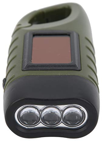 Handkurbel Taschenlampe, ABS -Kurbel -Taschenlampe mit Griff Zum Klettern Camping