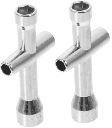 BAZEITFLOW 2Pcs Cross Wrench Socket Durable Tool for Hsp Wltoys Models Essential Car Maintenance Supply