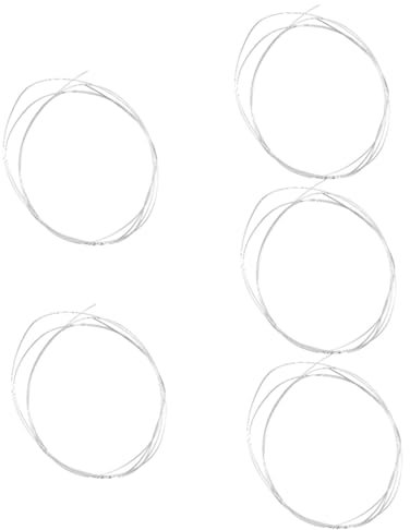 5 Filo Argento per Creazione Gioielli Facile per Bracciali e Collane per Progetti Diy Accessorio Versatile