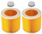 iubfegt Filtre à Cartouche 2 PièCes pour Karcher Aspirateur WD3 Premium WD2 WD3 WD1 MV3 MV2 WD 3 P Kit D'Extension Contre Les PoussièRes Fines