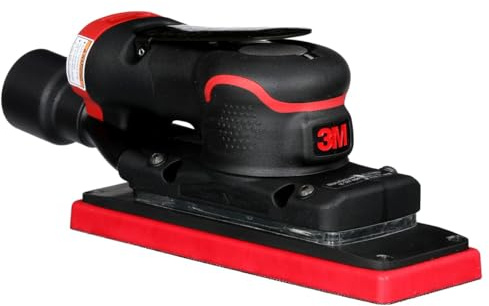 3M Ponceuse orbitale pneumatique de précision 33796, 70 mm x 198 mm, prête à l'emploi, 1/caisse