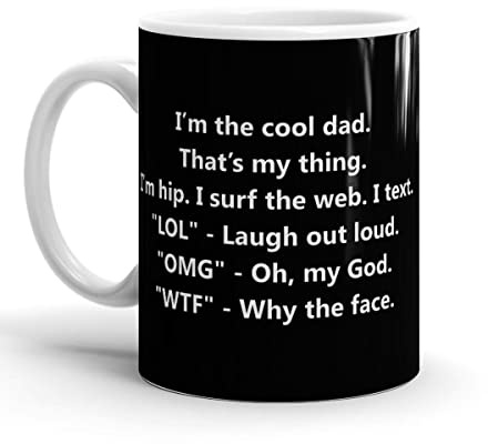 Kaffee-Tasse Ich Bin Der Coole Papa Phil Dunphy – Lustiges Zitat Lustige Kaffeetasse Mit Griff Porzellan Teebecher Für Büro Tee Frauen