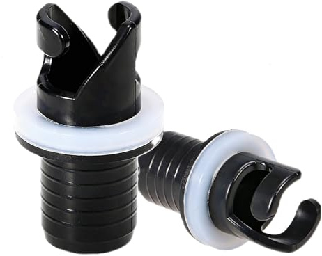 2 Stück Schlauchboot Pumpe Adapter,Französisches Ventil Adapter,Kajak Luftventil Stecker,Adapter Luftpumpe,Schlauchboot Pumpe,Mit Rotierendem Design,Pumpenadapter Easy Pump Adapte,Wiederverwendbar