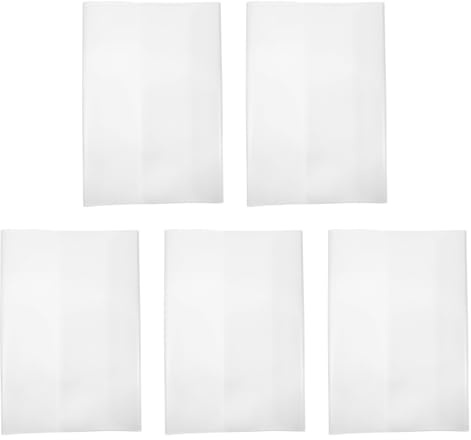 Schutzhülle 5 Stück Transparente Buchhülle PP für Schulbücher