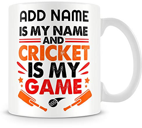 Cricket Mug Personalised Gift - Cricket is My Game