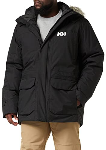 Helly Hansen Montes Parka Down Jacket, Hombre, Negro, L
