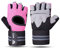 WESTWOOD FOX Weight Lifting Gloves with Wrist Wrap Support,Gym Gloves for Men and Women, Anti Slip, Breathable, Workout Training, Hanging, Pull-Ups, Dumbbell,Cycling (PINK, M)