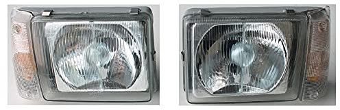 Fari anteriori Panda 4x4 Fanali Coppia Luci fari fanale luce anteriore Regolazione Elettrica Fanalino Bianco 34400/1-34410/1