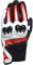 Dainese Mig 3 Unisex Leather Gloves, Motorradhandschuhe Leder mit Protektoren, für Damen und Herren, Schwarz/Weiß/Lava Rot, XXL