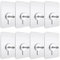 Clarmonde Adhesive Wall Screws Hanging Nails,8pcs Non-Trace No Drilling Transparent Nail Free Wall Hook for Kitchen Bathroom Storage Room Tile Wall (Nail 6mm,8pcs)